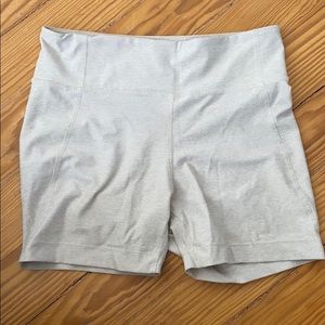 Outdoor Voices warmup shorts